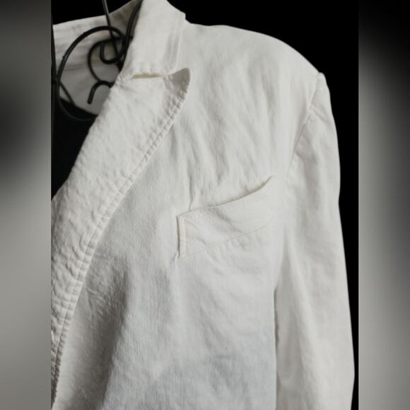 Witchery Open Blazer Sz US 10 (AU 14) Power Shoulders Lightweigth Quiet Luxury - Picture 6 of 11